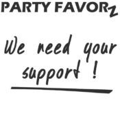 Black and white coverart for We Need Your Support! Donate to keep the party going!