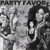 Collage of divas including Debbie Harry, Britney Spears, Rihanna, Madonna, Whitney Houston, Donna Sumer and Beyonce for the cover art of the Diva Hall of Fame series.
